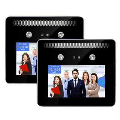 เครื่องจดจำใบหน้าแบบไดนามิก 5.0 นิ้ว RoHS Time Attendance Access Control System