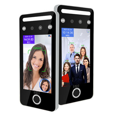 Touchless 5 นิ้วระบบควบคุมการเข้าถึงการจดจำใบหน้าเครื่องอ่านบัตร RFID