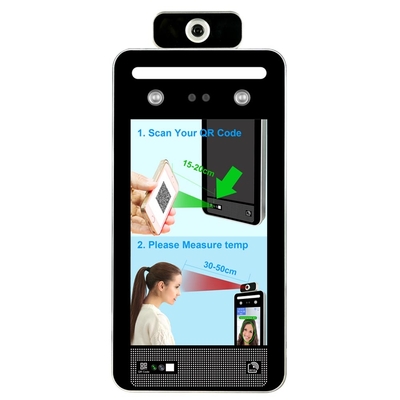 DC12V EU Green Pass Scanner 8 นิ้ว RS485 พร้อมบันทึกการฉีดวัคซีน