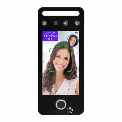 เครื่องจดจำใบหน้า WiFi แสงที่มองเห็นได้ AI เครื่องบันทึกเวลาไบโอเมตริกซ์