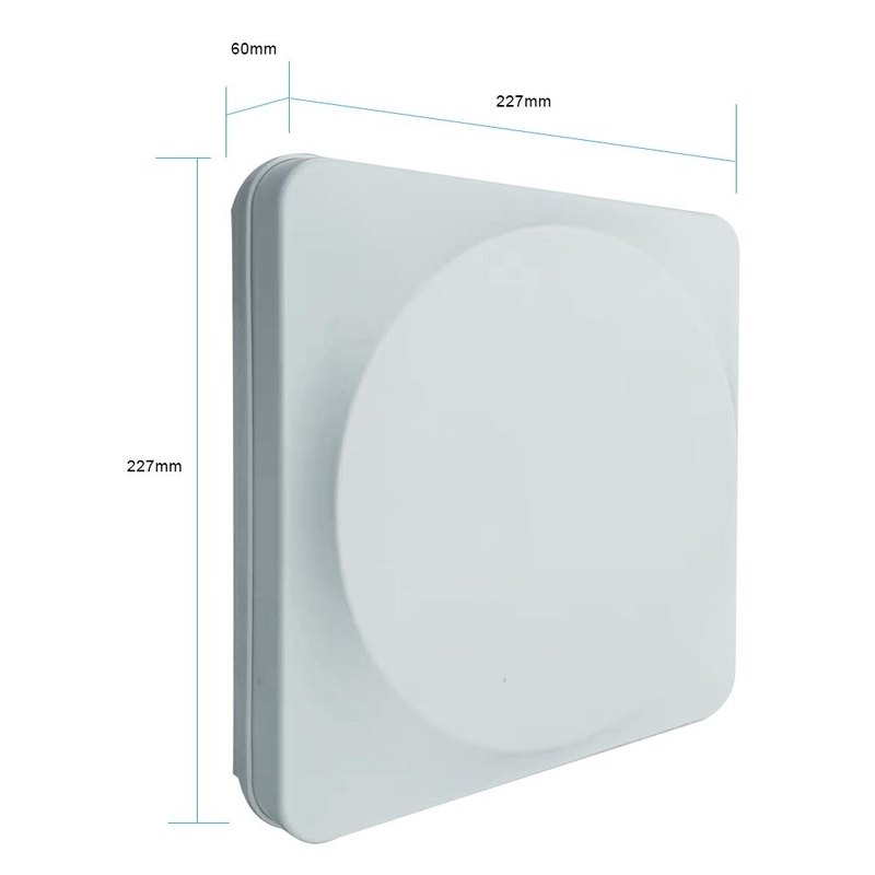 เครื่องอ่าน RFID ระยะไกล 860mhz-960mhzr ฟรี SDK ตัวเขียนการ์ด UHF ระยะทาง 8 เมตรกันน้ำ