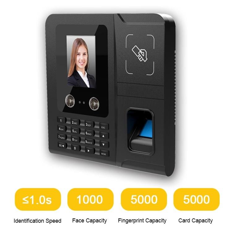 ซอฟต์แวร์เดสก์ท็อป POE ขับเคลื่อน RS485 เครื่องจดจำใบหน้า