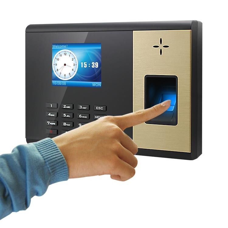 พนักงาน SMS TCP IP Ethernet ลายนิ้วมือเข้าร่วมเครื่อง