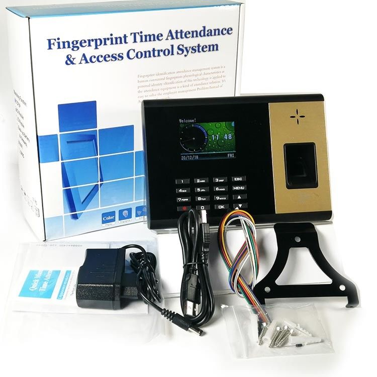 พนักงาน SMS TCP IP Ethernet ลายนิ้วมือเข้าร่วมเครื่อง