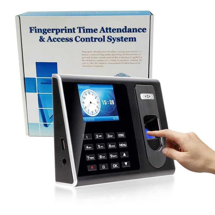พนักงาน Punch Desktop ไบโอเมตริกซ์ Fingerprint Time Clock
