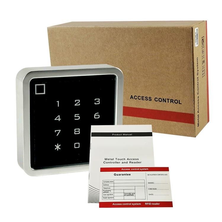ปุ่มกดเคสโลหะกันน้ำ IP68 RFID Card Access Control