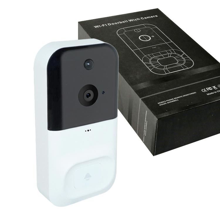 White Home Smart 5V Power 2.5mm Wireless Doorbell ลูกเบี้ยวera