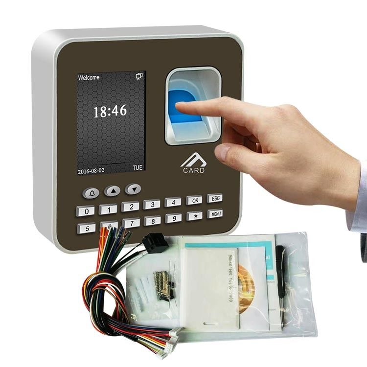 ระบบควบคุมการเข้าออกประตูด้วยลายนิ้วมือ 125KHz เครื่องอ่านบัตร RFID