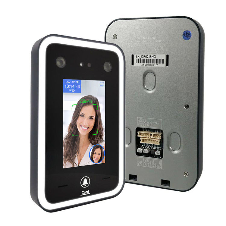 TCP IP Cloud Free Face Recognition เครื่องเข้าร่วมประชุมระบบ Biometric Gate Access