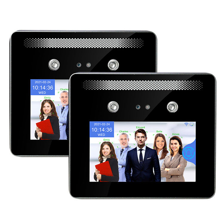 เครื่องจดจำใบหน้าแบบไดนามิก 5.0 นิ้ว RoHS Time Attendance Access Control System