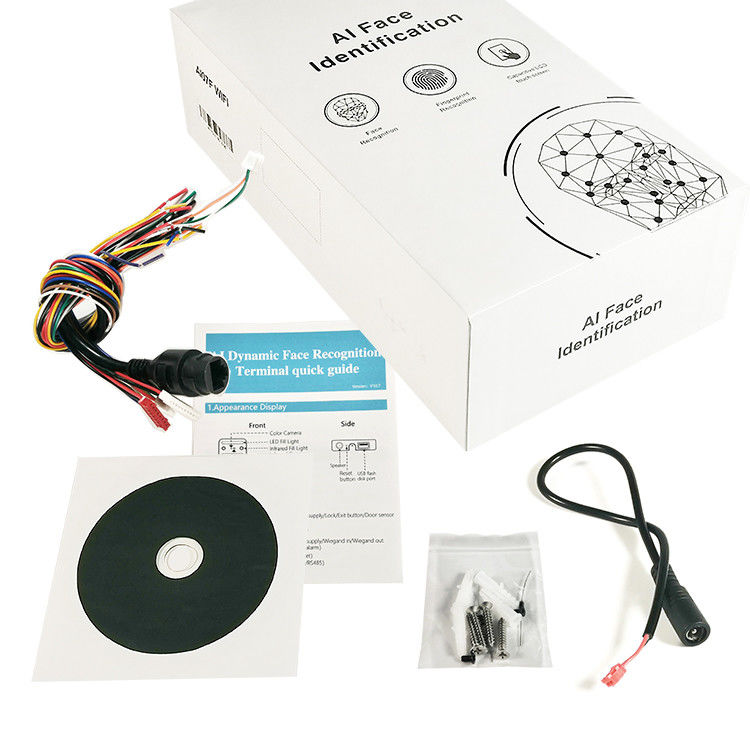 Touchless 5 นิ้วระบบควบคุมการเข้าถึงการจดจำใบหน้าเครื่องอ่านบัตร RFID