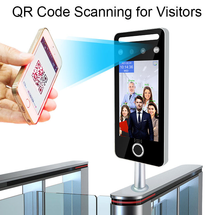 Touchless 5 นิ้วระบบควบคุมการเข้าถึงการจดจำใบหน้าเครื่องอ่านบัตร RFID