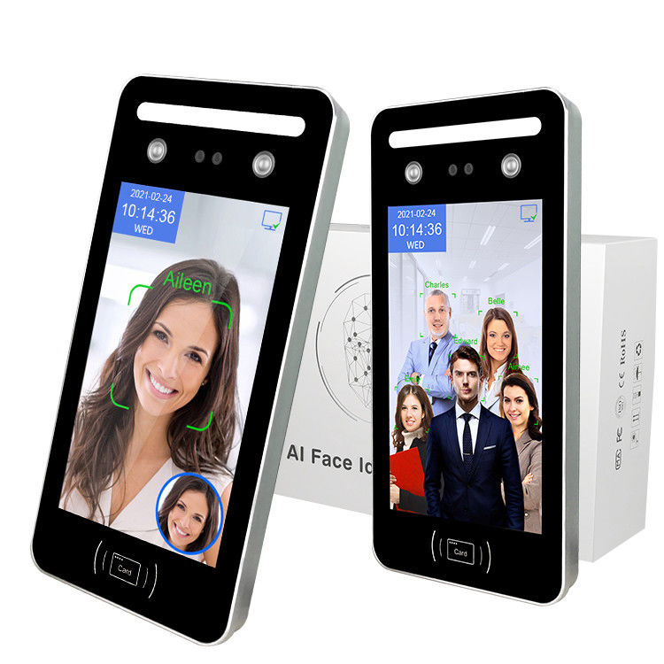 QR Code WIFI 0.5M Face Facial Recognition Access Control System เวลาเข้าร่วม