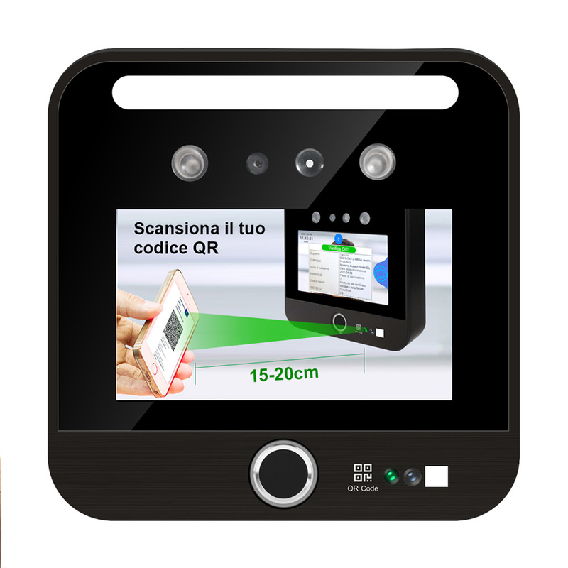 Face Recognition Verifica C19 EURO Vaccine Scan Green Pass Reader ระบบควบคุมการเข้าออก