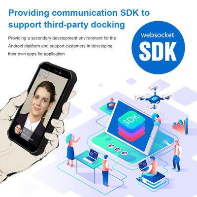 TIMY HF2 เครื่องสแกนลายนิ้วมือแบบพกพา Palm Vein Biometric Attendance Terminal แบตเตอรี่ในตัว 4G LTE 2G 3G Multi-Band