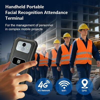 TIMY HF2 เครื่องสแกนลายนิ้วมือแบบพกพา Palm Vein Biometric Attendance Terminal แบตเตอรี่ในตัว 4G LTE 2G 3G Multi-Band