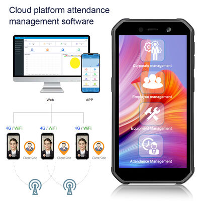 5หน้าจอสัมผัส.5 นิ้ว ∙ 0.3s การจํานองใบหน้าอย่างรวดเร็ว ระยะเวลาการเข้าร่วมเทอร์มินอล - 5000 ความจุของใบหน้าสําหรับการเข้าร่วมมือถือ