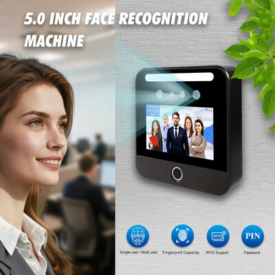 Face Recognition Access Control & Time Attendance Terminal with Palm Vein Biometric SDK API Optional 4G 5 Inch Touch Screen