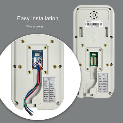 AI Dynamic Face Recognition Fingerprint Access Control Terminal IP65 Waterproof Time Attendance Device