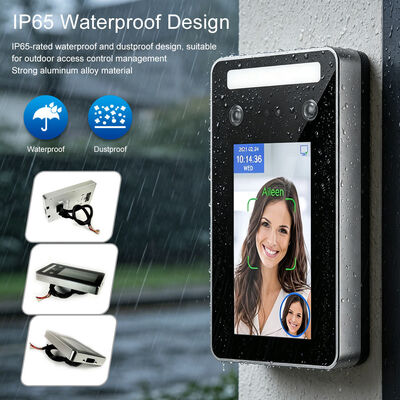 IP65 Waterproof Face Recognition Door Lock Password Card Attendance Machine