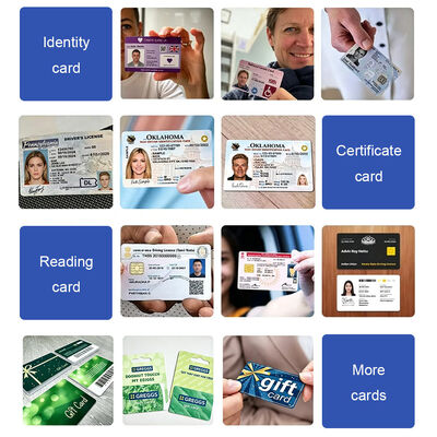 เครื่องพิมพ์บัตรพิมพ์สองหน้าพร้อมเทคโนโลยี Thermal Dye-Sublimation และความละเอียด 300DPI สำหรับพิมพ์บัตร PVC ID