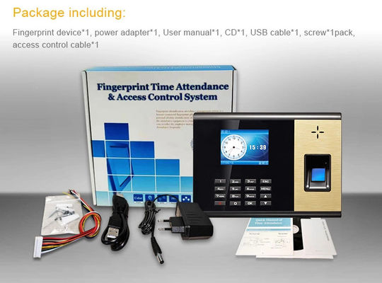 ซิมการ์ด GPRS 2.8 นิ้ว Thumbprint เวลาเข้างาน System