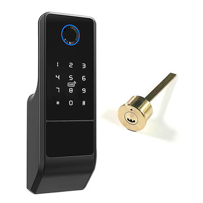 Wifi APP ลายนิ้วมือดิจิตอล Tuya Smart Lock Keyless วัสดุโลหะผสมอลูมิเนียม