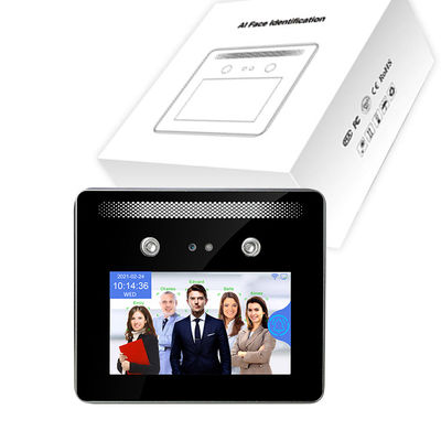 WDR IPS HD Face Recognition เครื่องบันทึกเวลาแสงที่มองเห็นได้