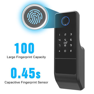 การรักษาความปลอดภัยภายในบ้านลายนิ้วมือ Tuya Smart Lock APP ล็อคประตู รีโมทคอนโทรล