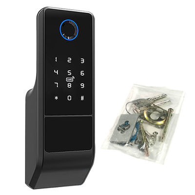 Smart Tuya Wifi Lock ลายนิ้วมือควบคุมมือถือ RFID Open Flat Home Lock