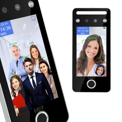 WiFi HD 720P เครื่องบันทึกเวลาด้วยไบโอเมตริกซ์เครื่องจดจำใบหน้า