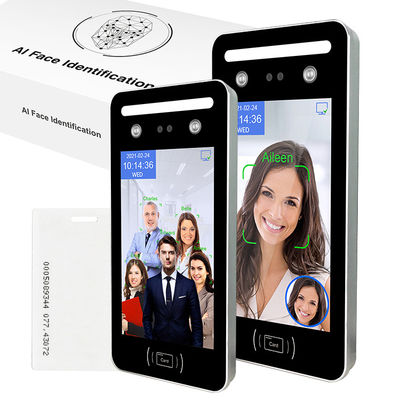 AI Visible Light WDR Dynamic Face Recognition Access System หน้าจอสัมผัสขนาด 8 นิ้ว