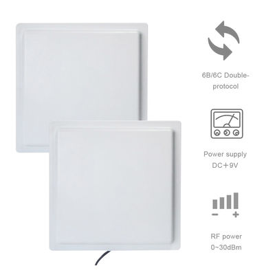 เครื่องอ่าน UHF RFID ป้องกันการปลอมแปลงพร้อมเสาอากาศกันน้ำ Wiegand 485 Interface