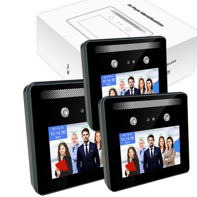 5 นิ้ว Multi Person Face Recognition เครื่องเข้าร่วมประชุมพนักงาน Time Clock