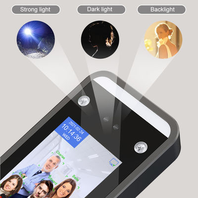 AI06 Face Recognition เครื่องเข้าร่วมประชุมเครื่องอ่านบัตร Wiegand Time Clocking System