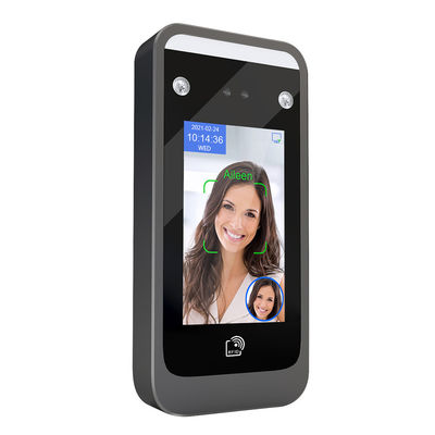 Linux 3.10 4.3 นิ้ว Face Biometrics ระบบเข้าร่วมประชุม AI Access Control