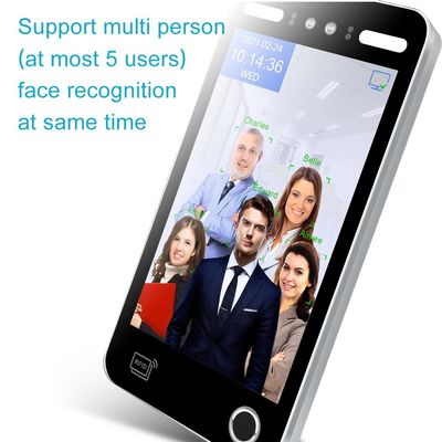 Web Biometric Dynamic Facial Reader การควบคุมการเข้าถึงอัจฉริยะ 10.1 นิ้ว Linux 3.1