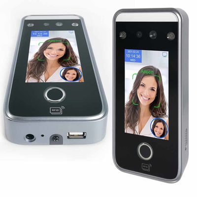 เครื่องบันทึกเวลา Biometric แบบยืนสูง IC Card ลายนิ้วมือ RS485