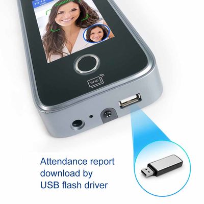 4.3 "IPS ระบบลายนิ้วมือเข้าร่วมประชุม 272x480 หน้าจอสัมผัสเครื่องจดจำใบหน้า