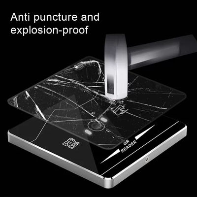 Wiegand26 / 34 Interface เครื่องอ่านบัตร RFID Proximity การเหนี่ยวนำอัตโนมัติกระจกนิรภัย