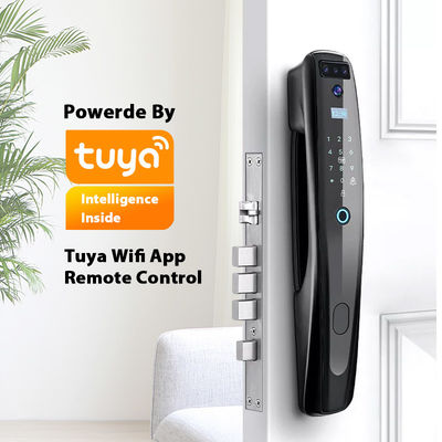 Tuya Smart ลายนิ้วมือ Smart Lock ล็อคประตูจดจำใบหน้าด้วย Wifi
