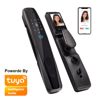 Tuya Smart ลายนิ้วมือ Smart Lock ล็อคประตูจดจำใบหน้าด้วย Wifi