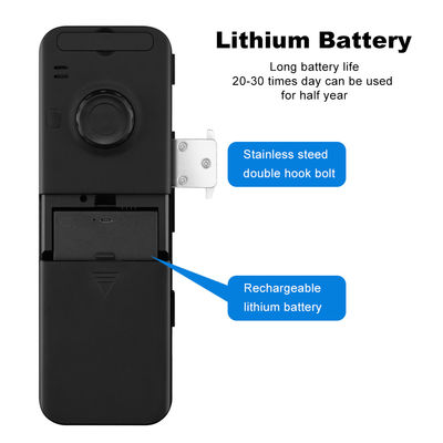 อลูมิเนียม ABS Tuya Smart ล็อค การจดจำใบหน้า ลายนิ้วมือ ล็อคประตูกระจกไร้กรอบ