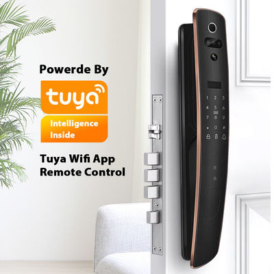 3D Face Digital Tuya Smart Lock RFID ระบบควบคุมการเข้าออกด้วยลายนิ้วมืออลูมิเนียม