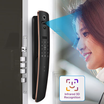 3D Face Digital Tuya Smart Lock RFID ระบบควบคุมการเข้าออกด้วยลายนิ้วมืออลูมิเนียม